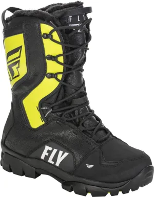 Fly Racing Marker Snow Boot (Black/Grey/Hi-Vis, 10)