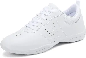 FOFOWHAT Girls White Cheer Shoes Youth Cheerleading Dance Sneaker Training Competition for Women Girls' Cheerleading Shoes