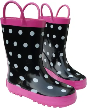 Foxfire for Kids Girls Rubber Rain Boots Toddler Children