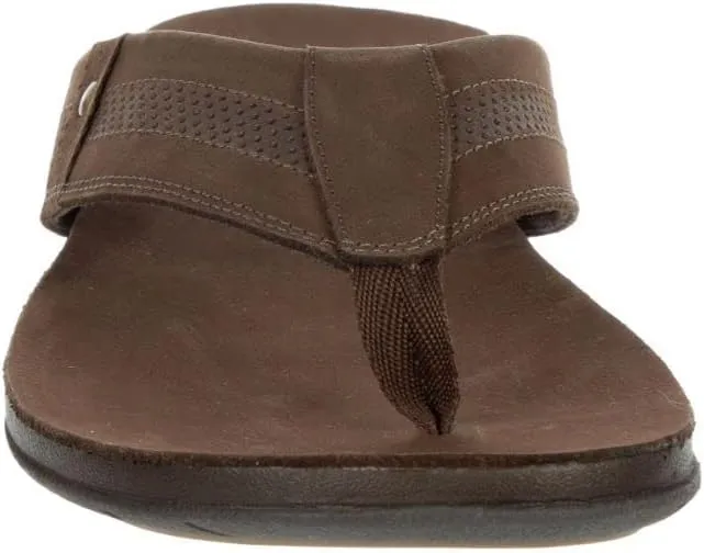 Franco Fortini Newport - Men's Leather Flip Flop Thong Sandals