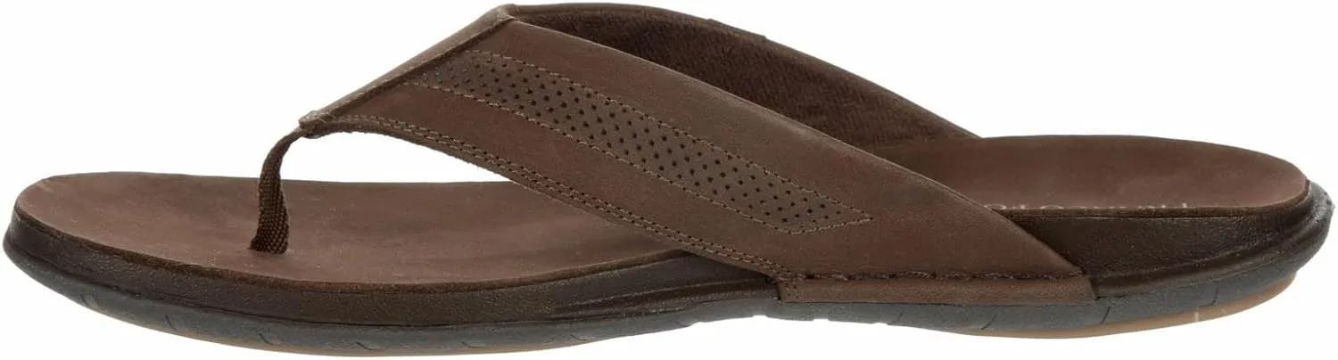 Franco Fortini Newport - Men's Leather Flip Flop Thong Sandals