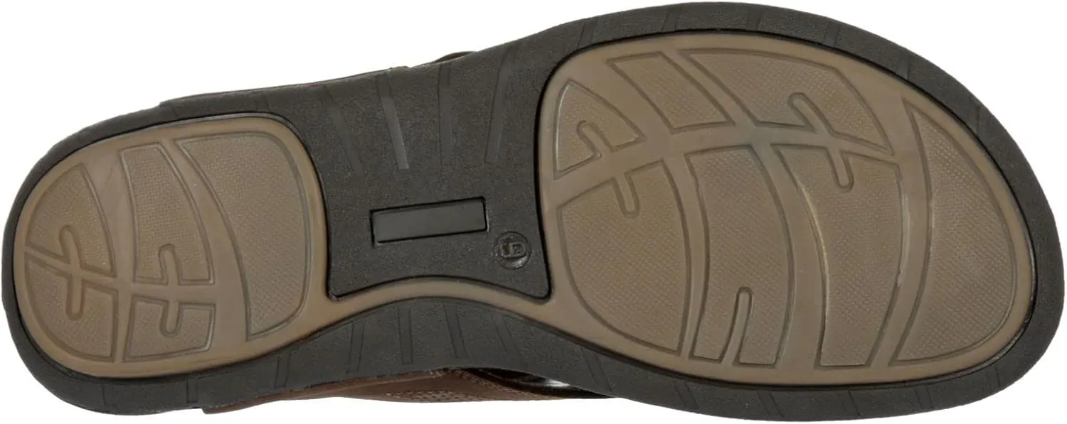 Franco Fortini Newport - Men's Leather Flip Flop Thong Sandals