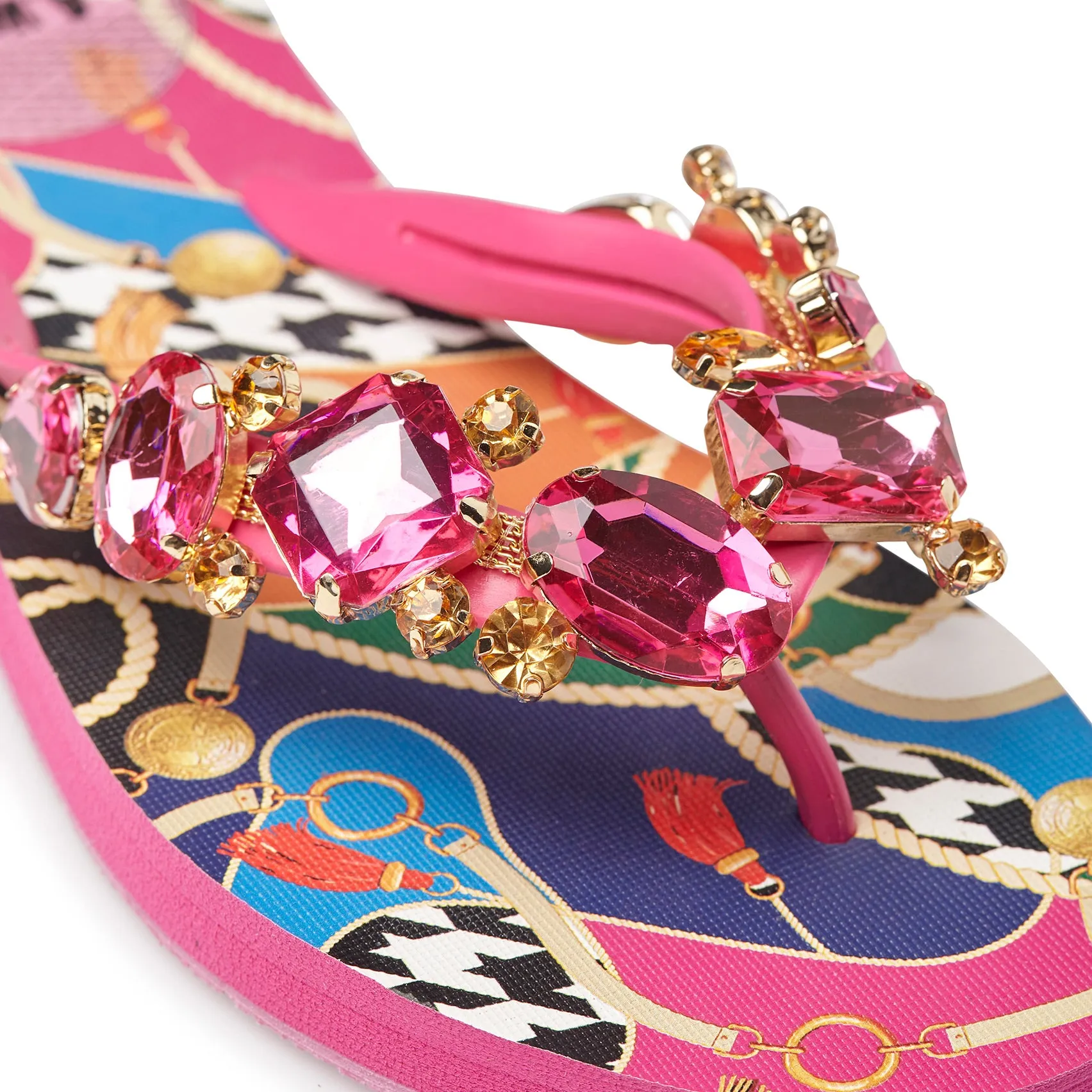 FUCHSIA NEW BAROQUE SLIPPERS