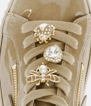 Gabor Sporty Luxe Caramel Patent Sneaker