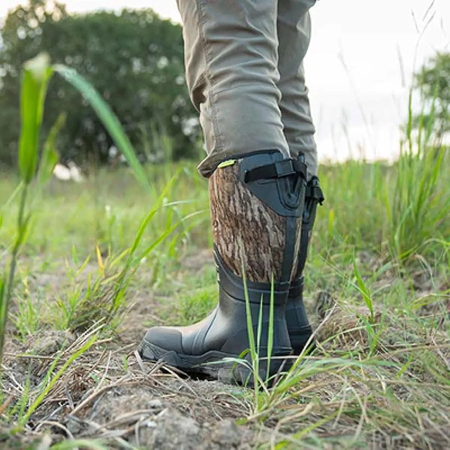 Gator Waders Men's Omega Flow Hunting Durable Lightweight 14" Height Boots with Calf Adjustable Gusset & Air Mesh Lining