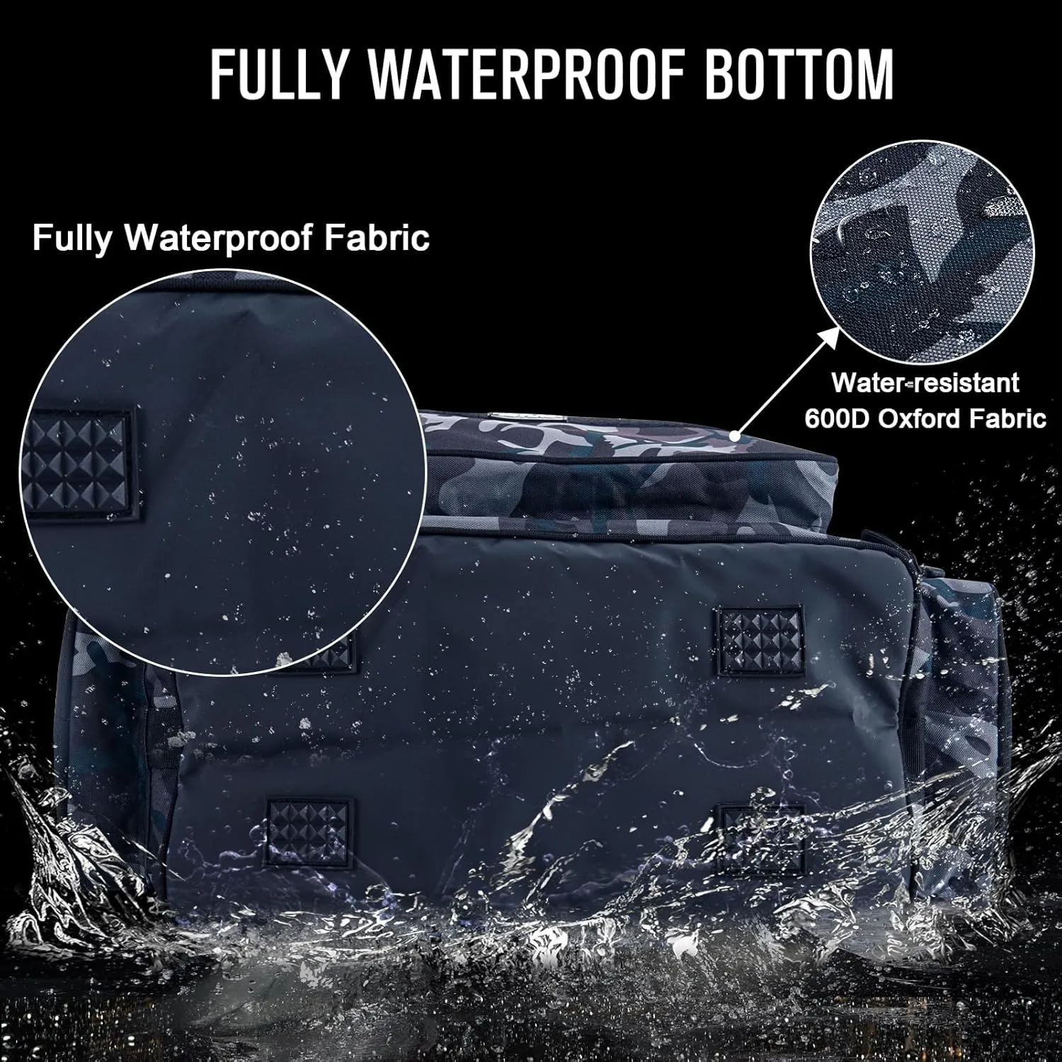 Goture Fishing Tackle Bag,Soft Side 600D Water-Resistant Cross Body Sling Fishing Bag,Waist Pack Freshwater Saltwater Gear Storage,Tactical Bags Outdoor,Store 8 3700 Tackle Boxes,21.65"x15.35"x11.81"