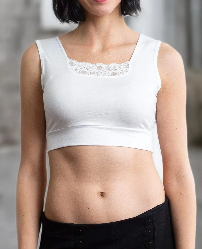 HALFTEE Peekaboo Short Sleeve Layering Tee | Crop Tops for Women & Teens | XS-3X