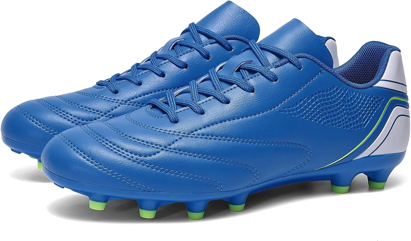 HaloTeam Soccer Shoes Mens Cleats Outdoor Professional Training Turf Football Boots Breathable Athletic Sneaker for AG/FG