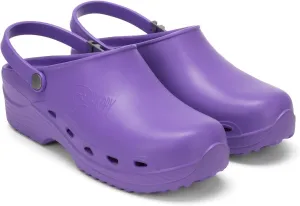 Happy - Unisex Adult Classic Light Clog - Made in Italy. (7 Women/5 Men, Purple, Numeric_7)
