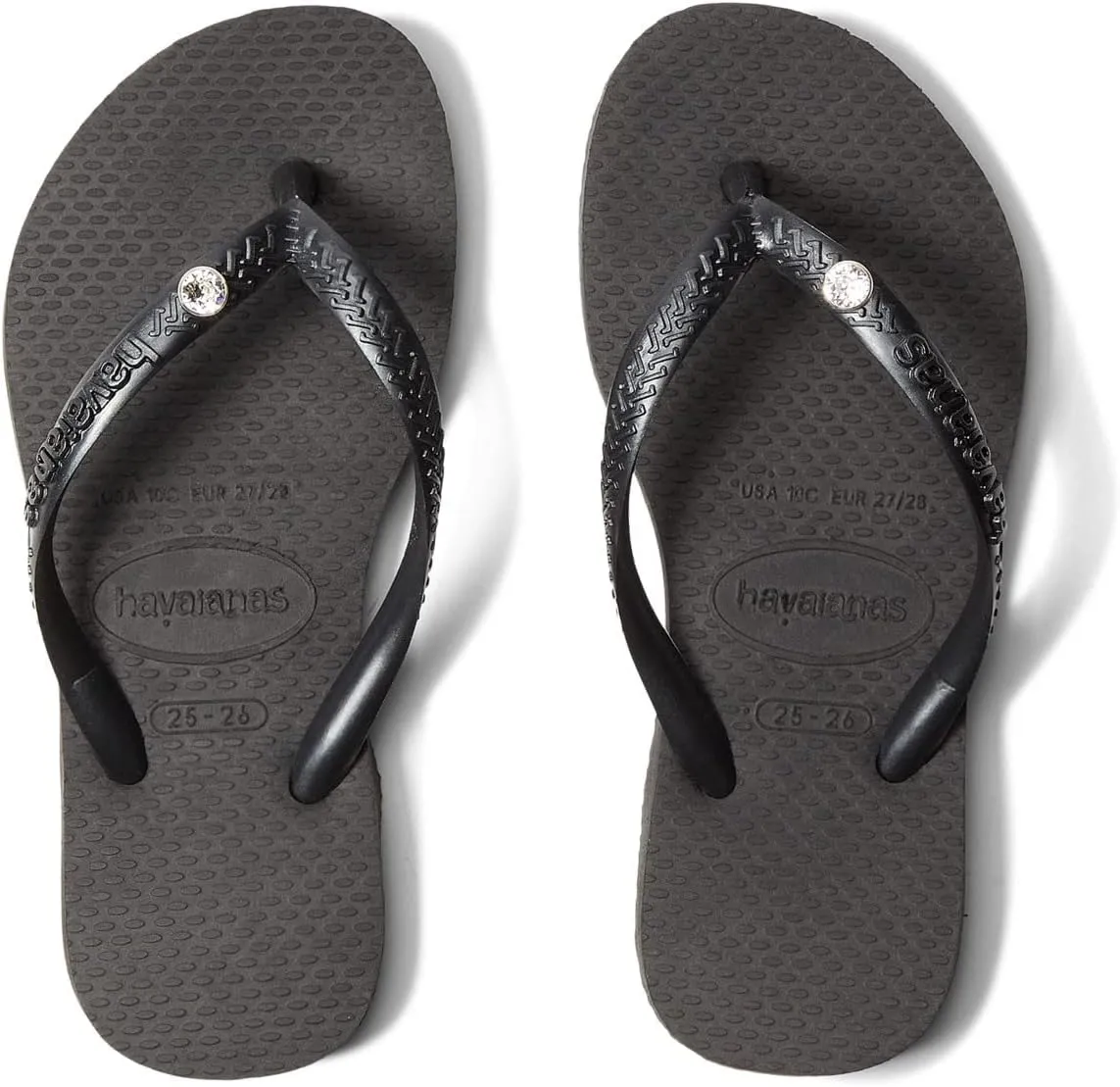 Havaianas Girl's Slim Crystal SW II Flip Flop Sandal (Toddler/Little Kid/Big Kid)