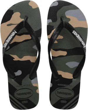havaianas Women's Top Camu Sandal Green Olive Flip-Flop