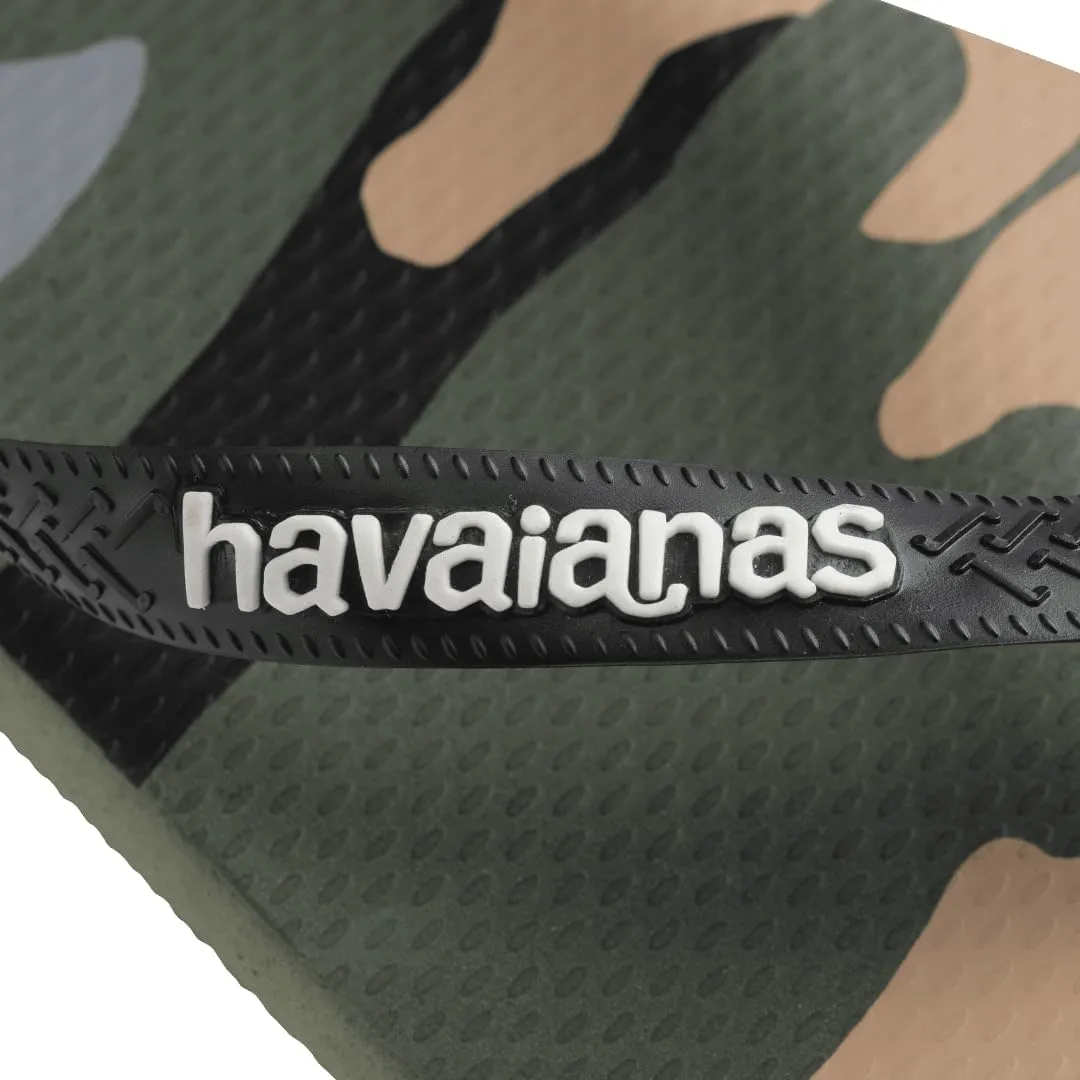 havaianas Women's Top Camu Sandal Green Olive Flip-Flop