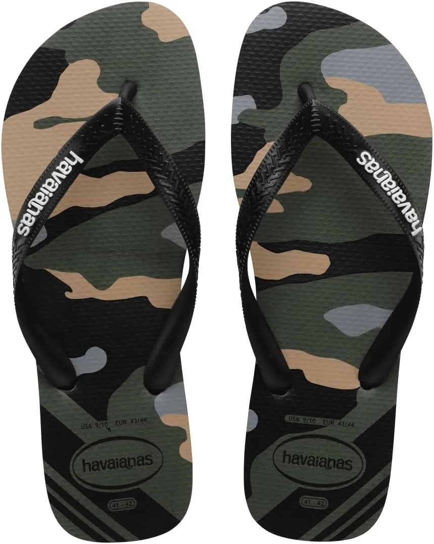 havaianas Women's Top Camu Sandal Green Olive Flip-Flop