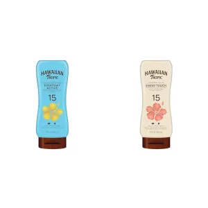 Hawaiian Tropic Everyday Active and Sheer Touch Ultra Radiance Sunscreen Lotions SPF 15, 8oz