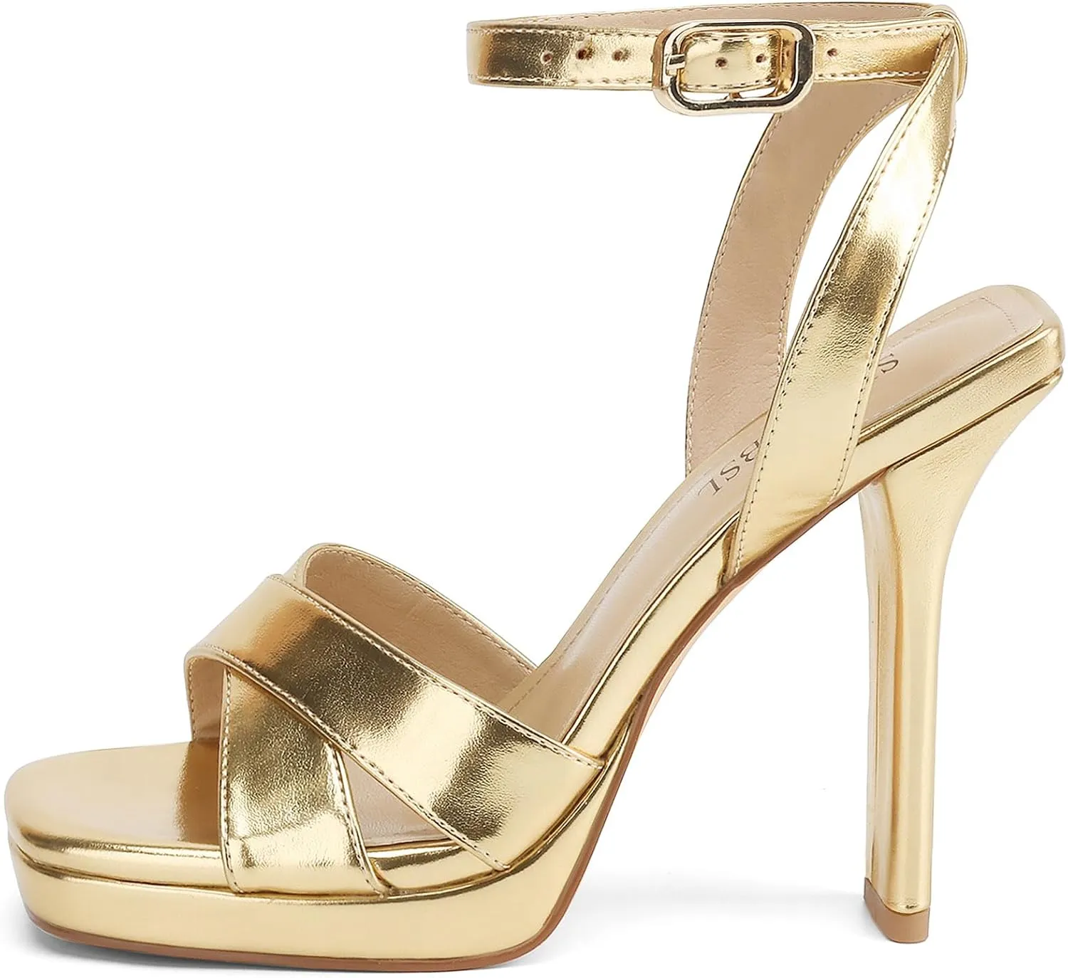 Heels for Women Platform Sandals Womens Chunky High Heels Open Toe Heeled Sandals Ankle Strap Womens Wedding Party Dress Shoes