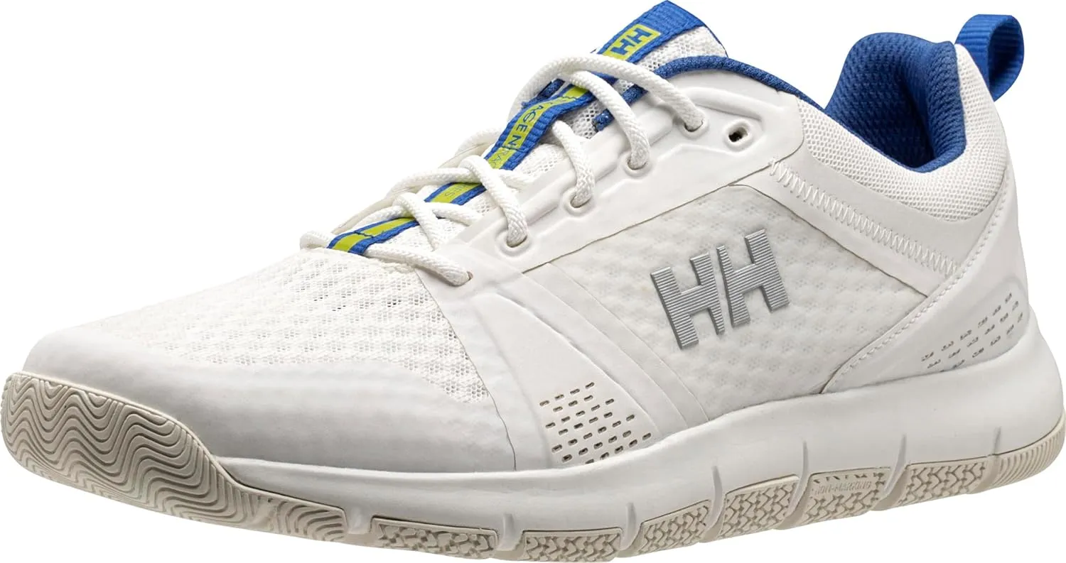 Helly-Hansen Skagen F-1 Sailing Sneakers for Men Featuring Open-Mesh Construction, EVA Insoles, and Multi-Zone Traction Grip Outsoles