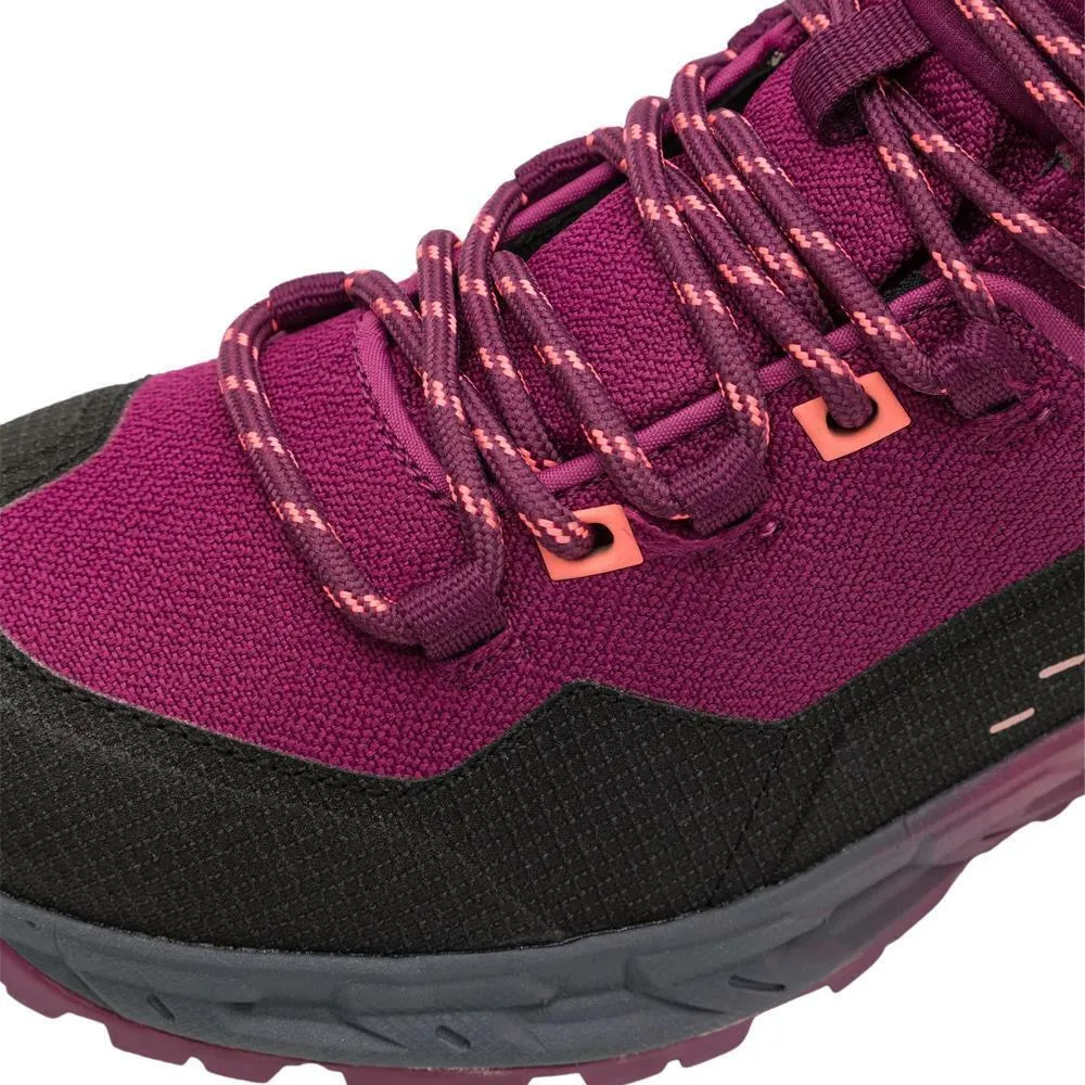 Hi-Tec Ladies Verve Mid Waterproof Violet Pink Lightweight Vegan Walking Boots