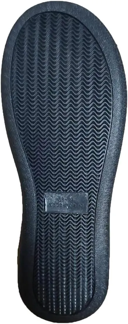 High-Density Mens Clog Slippers Two-Tone Cotton-Blen, Memory Foam bottom Warm House Slippers Suitable for Walking in the Park and Relaxing at Home.
