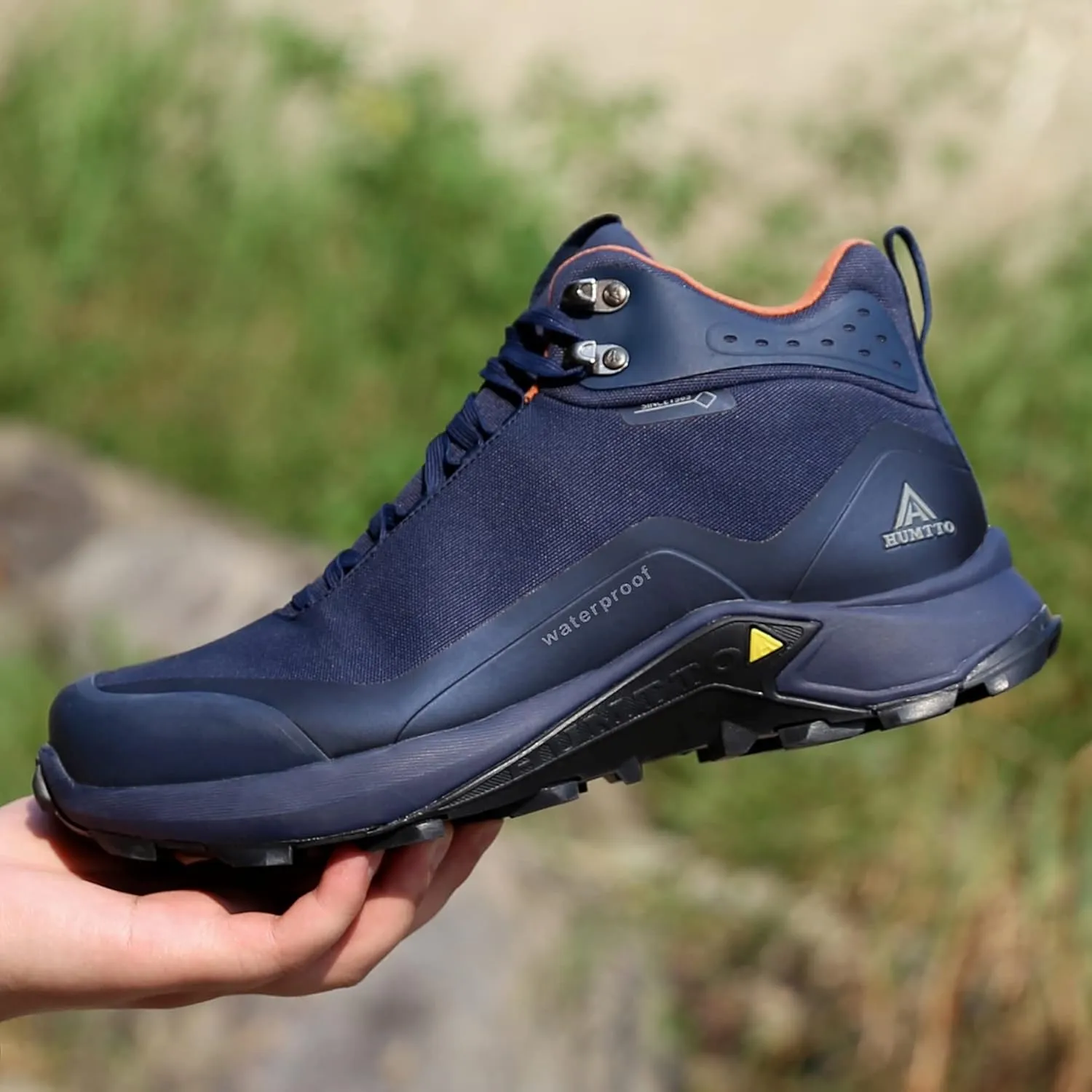HUMTTO Men's All-Terrain Waterproof Hiking Boots Lightweight Breathable Outdoor Ankle Boots Trekking Hiking Shoes