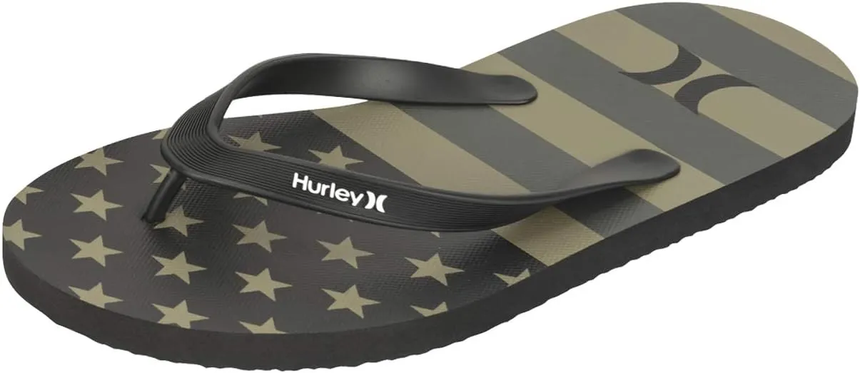 Hurley Men's One and Only Americana Flip Flop