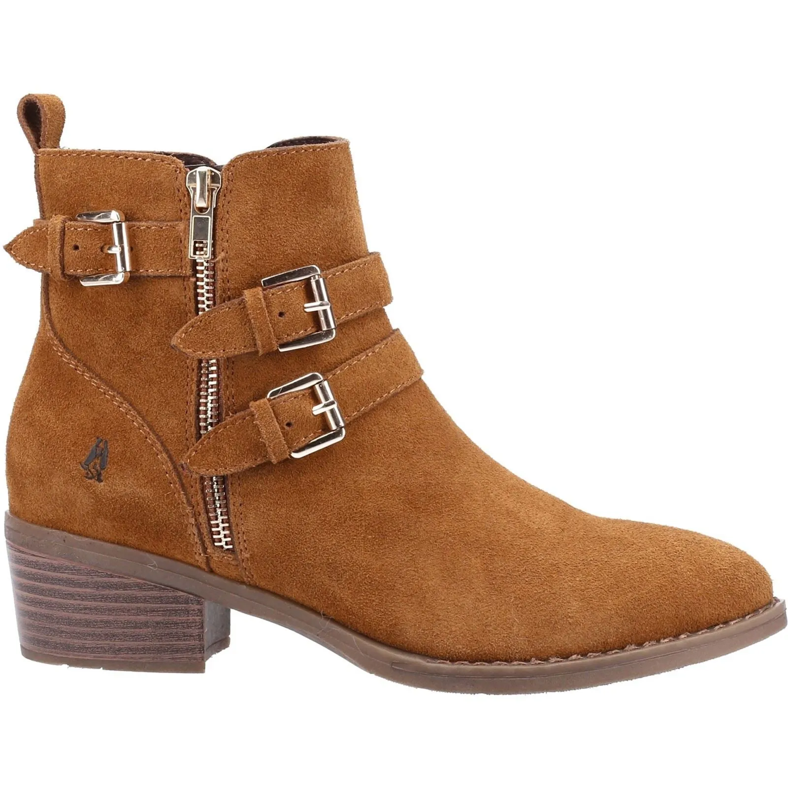 Hush Puppies Jenna Leather Women's Tan Boots