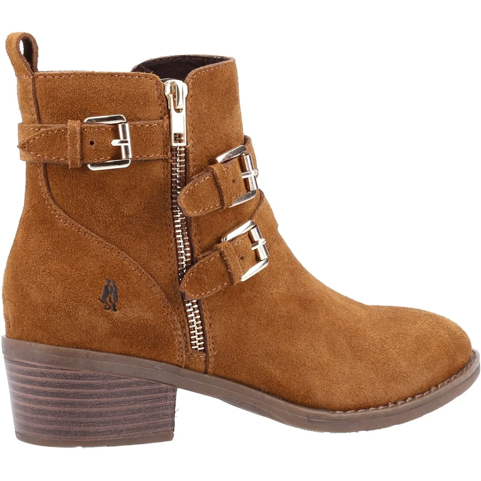 Hush Puppies Jenna Leather Women's Tan Boots