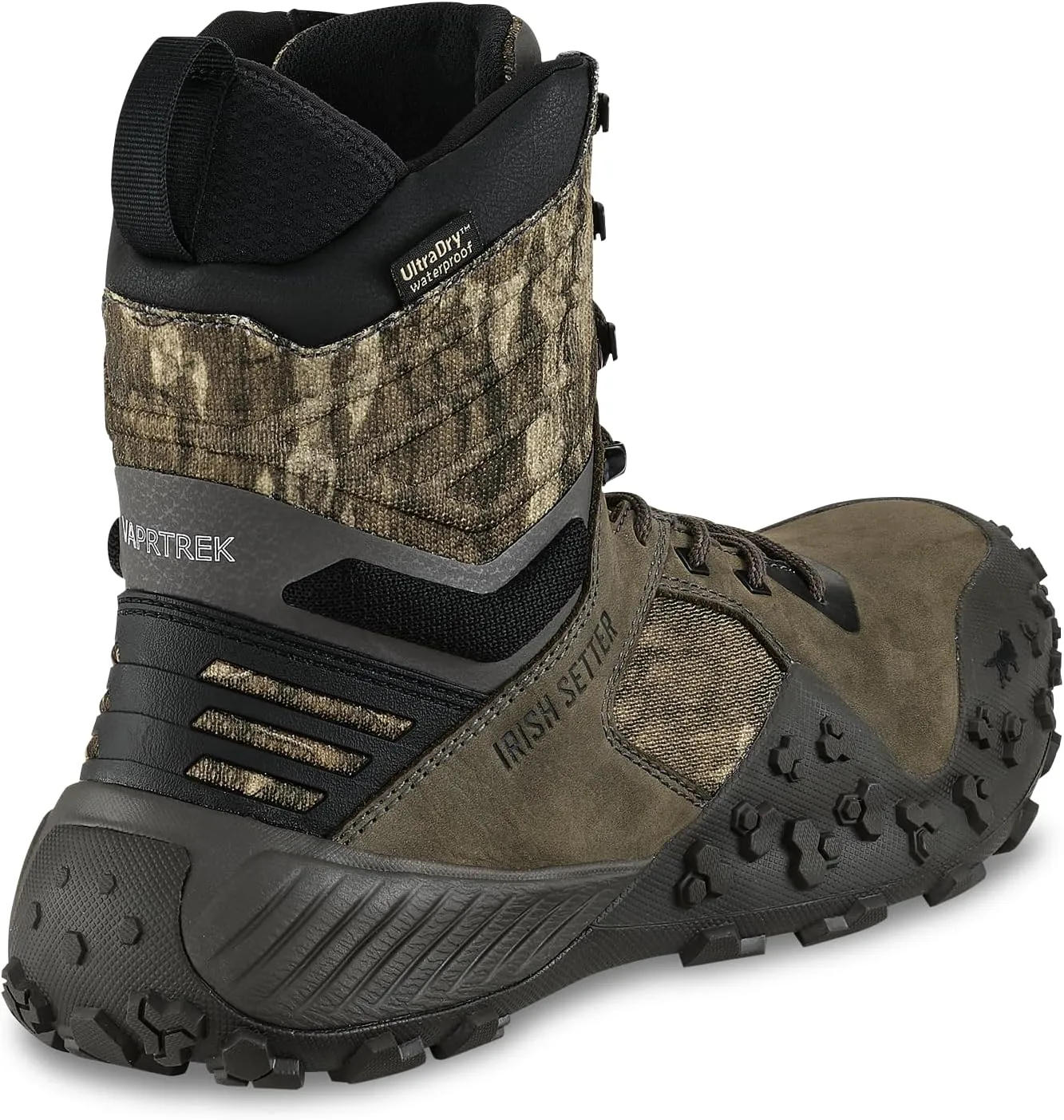 Irish Setter, VaprTrek, Men’s, 8", Waterproof, Hunting Boot, Mossy Oak Country Roots