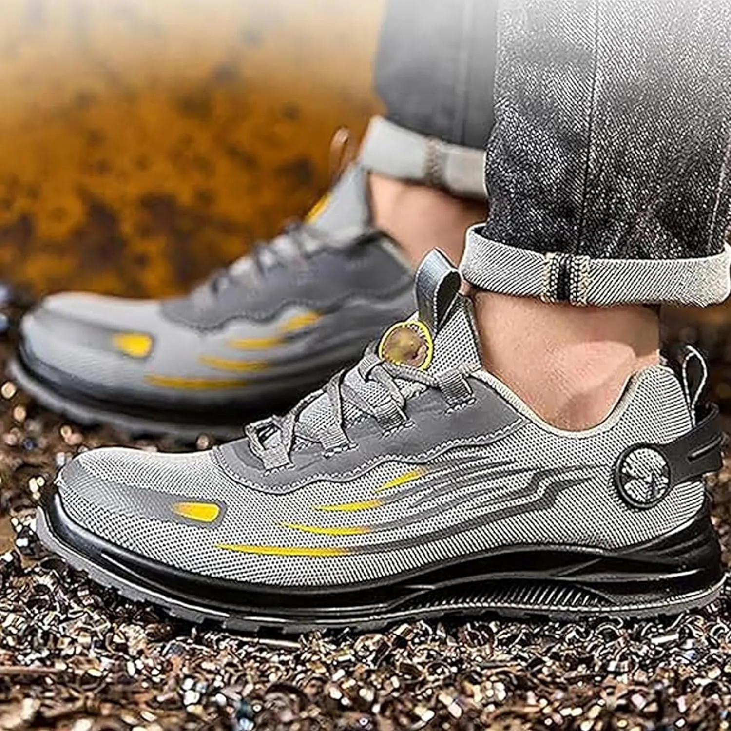 Ironstride Work Shoes, Iron Stride Steel Toe Sneaker, Iron Stride Safety Work Boots, Steel Toe Power Trainers for Men