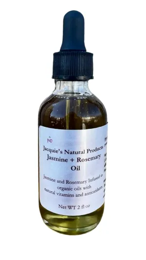 Jacquie's Natural Products Jasmine   Rosemary Multipurpose Oil 2 oz - Hair and Body Oil