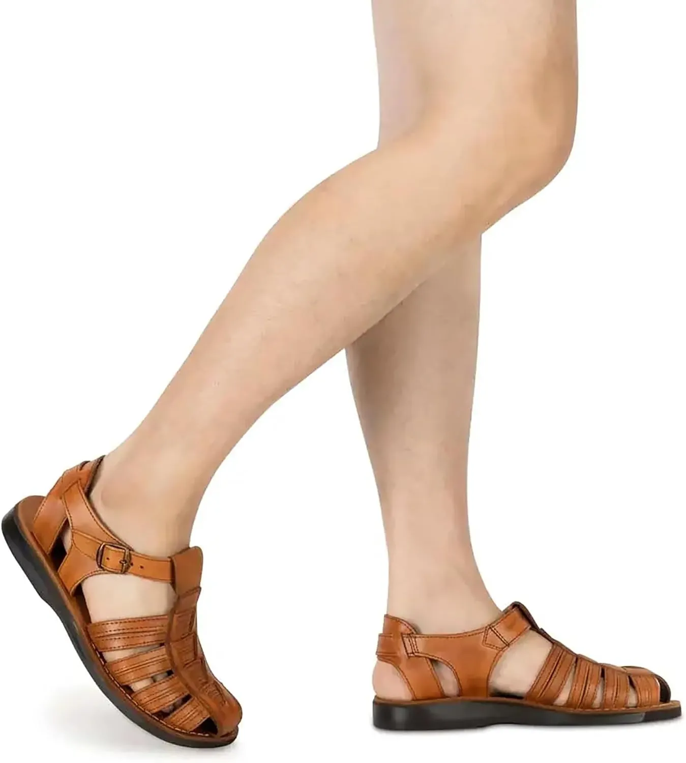 Jerusalem Sandals Barak - Leather Closed Toe Sandal - Men Sandals