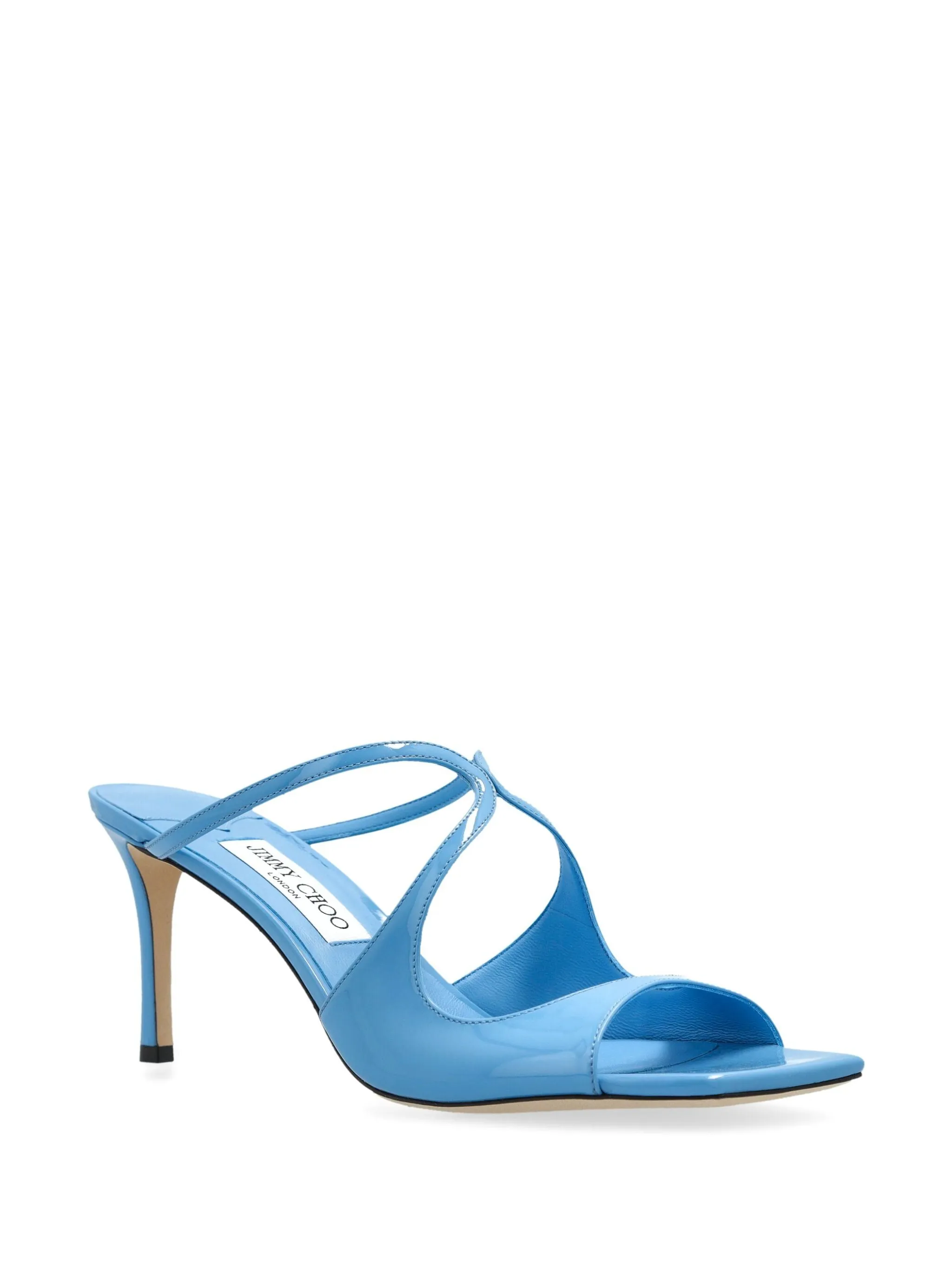 Jimmy Choo Dusty Blue Stiletto Sandals