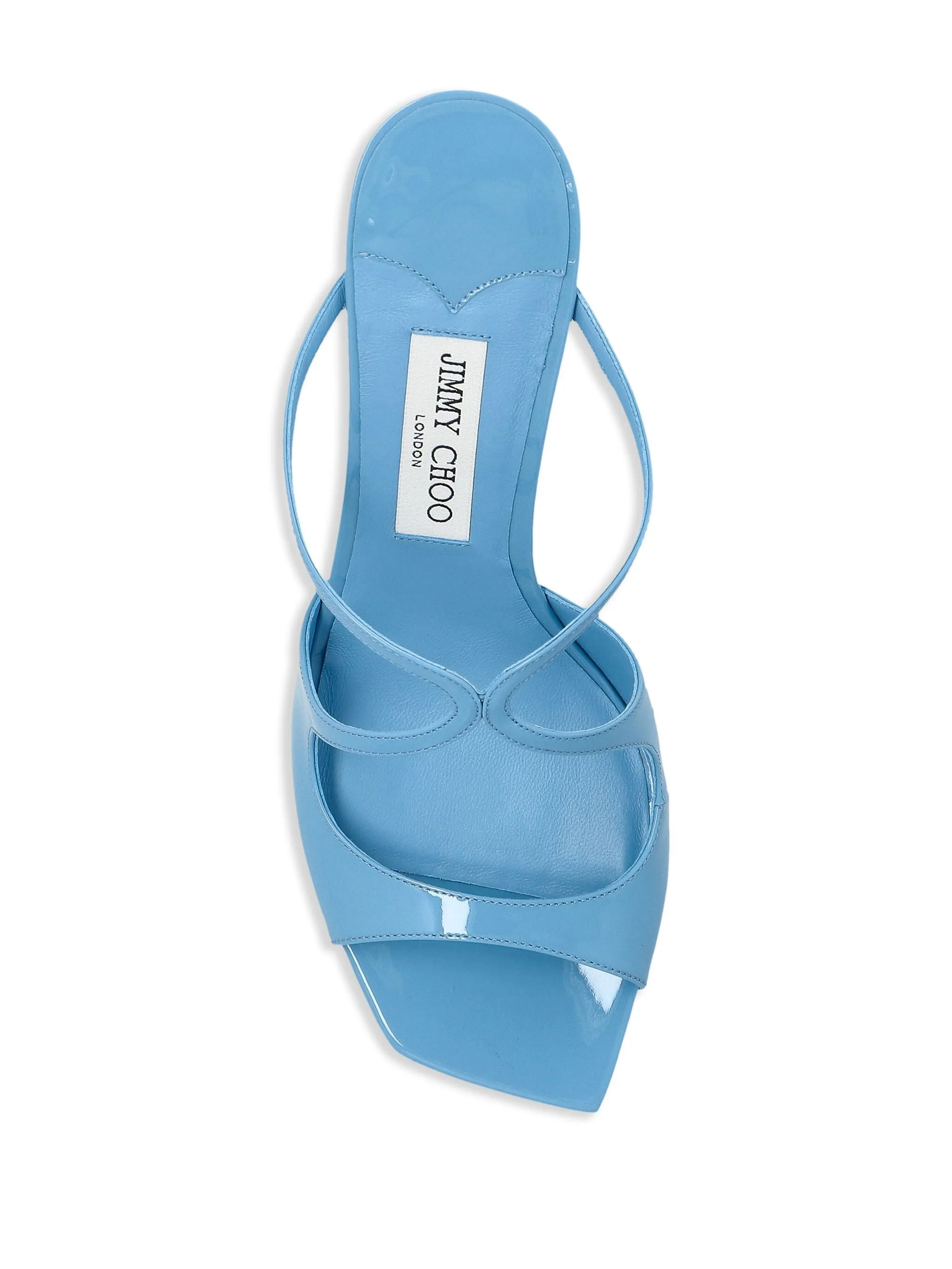 Jimmy Choo Dusty Blue Stiletto Sandals