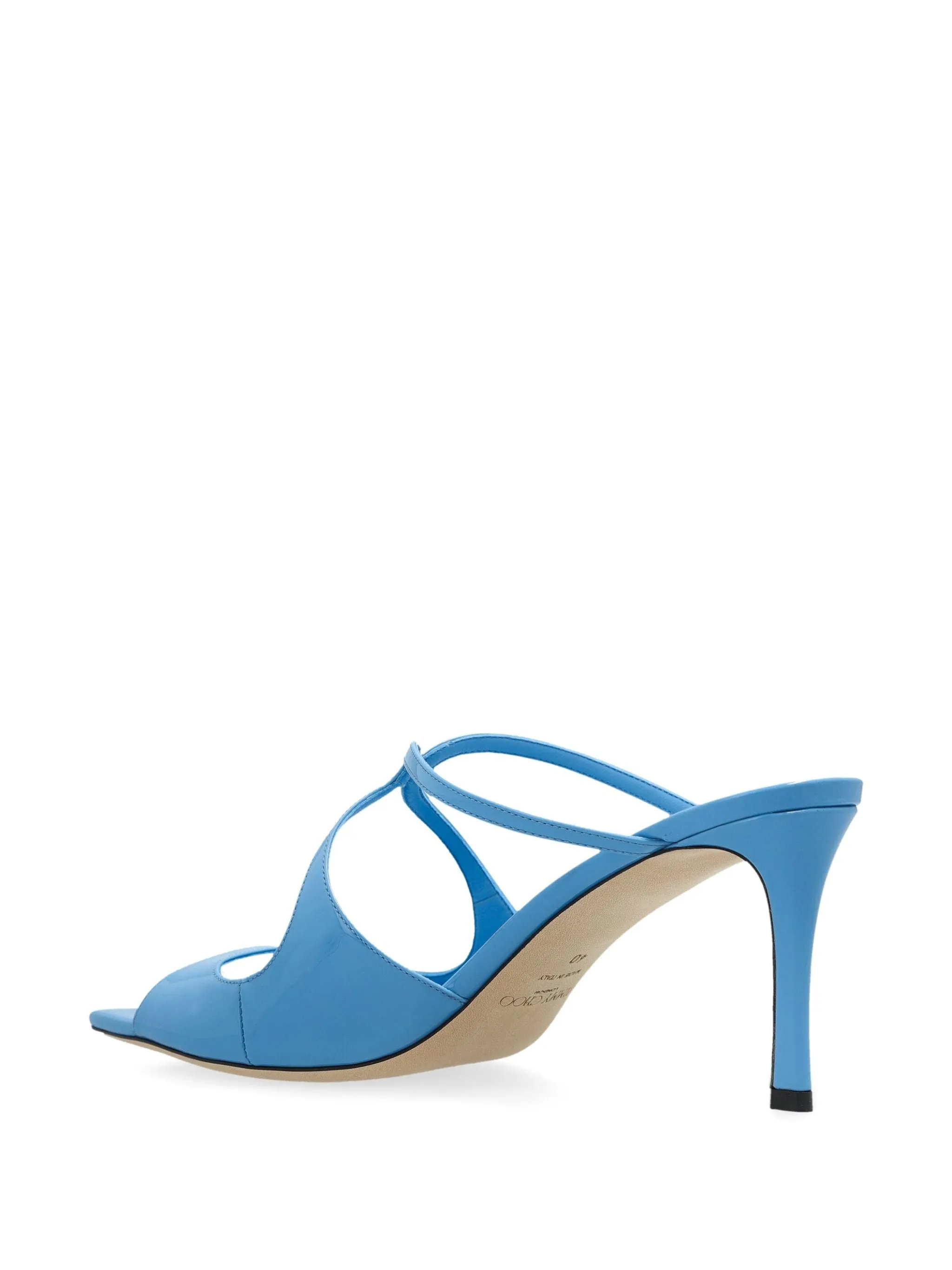 Jimmy Choo Dusty Blue Stiletto Sandals