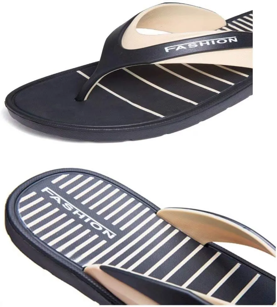 Jinsha Flip-flops flop deodorant summer breathable comfort soft non-slip stripe T-shaped sandals outdoor unisex