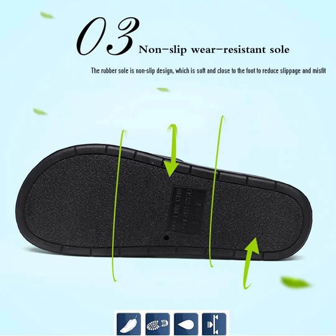 Jinsha flip-flops sandals Beach shoes House slippers Deodorant Breathable elasticity soft Non-slip outdoor Summer fashion Unisex