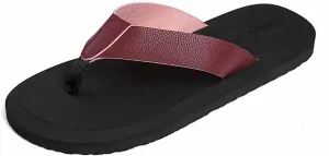 Jinsha Men and women Flip-flops flop deodorant summer breathable comfort soft non-slip T-shaped sandals outdoor unisex