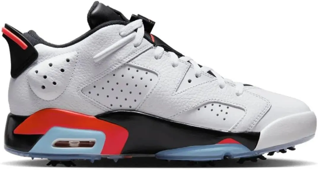 Jordan Retro 6 G Mens (DV1376-106, White/Infrared 23/Black)
