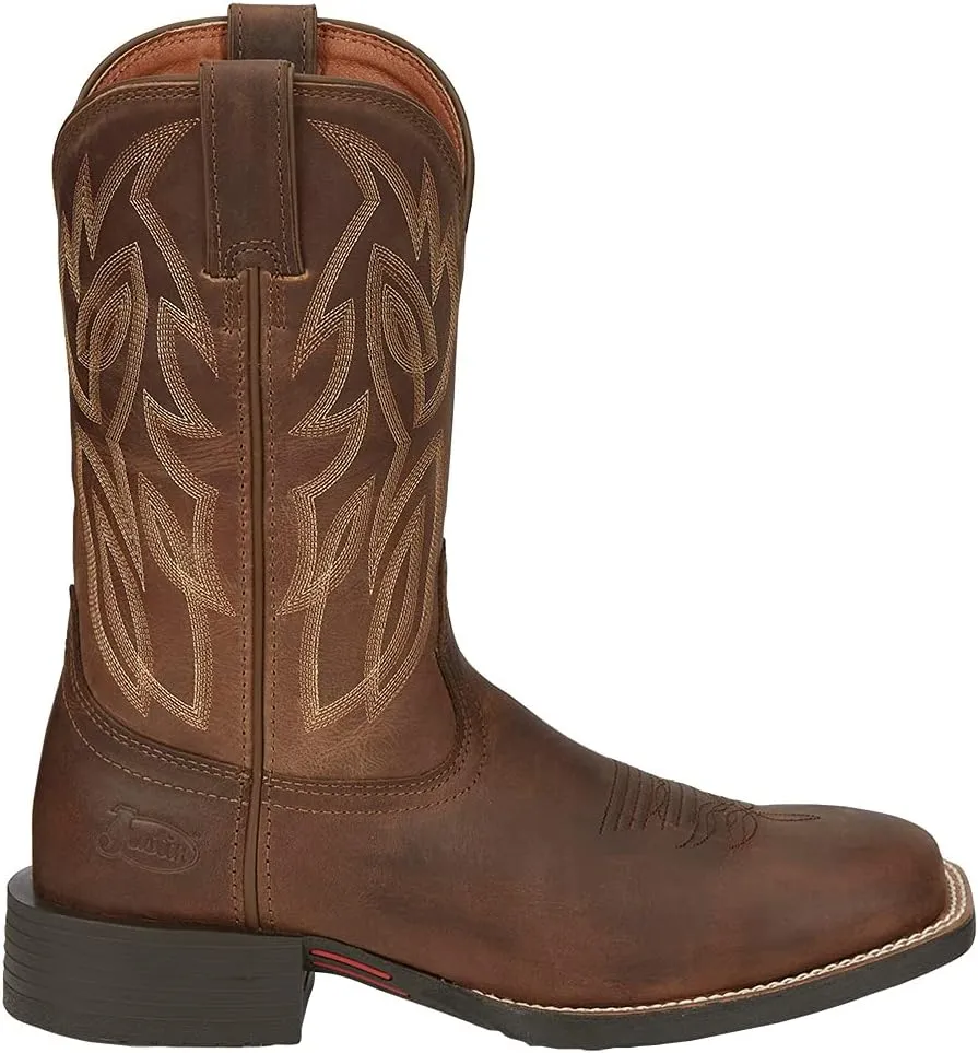Justin Men's Canter 11" Square Toe Western Boot