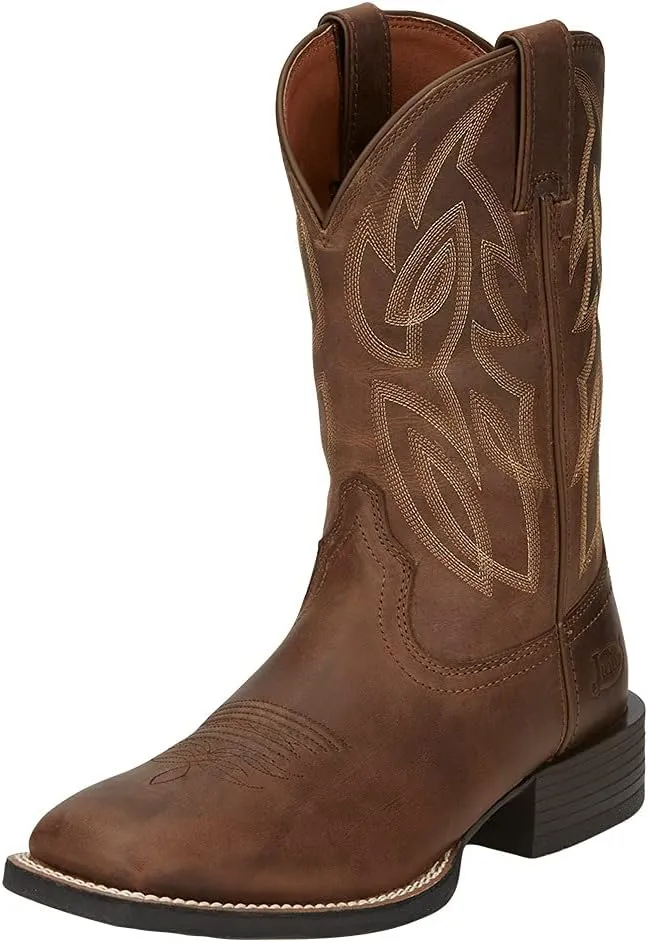 Justin Men's Canter 11" Square Toe Western Boot