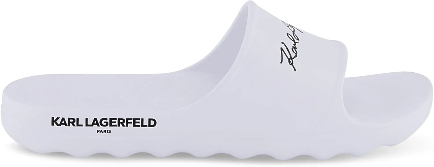 KARL LAGERFELD Men's One Piece Eva Pool Slide Sandal