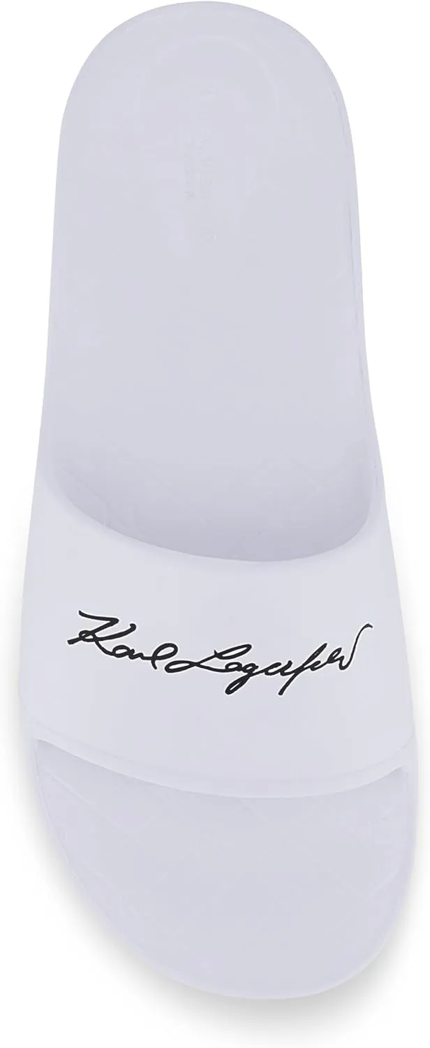 KARL LAGERFELD Men's One Piece Eva Pool Slide Sandal