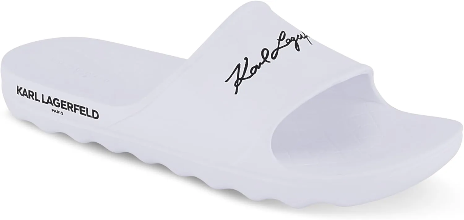 KARL LAGERFELD Men's One Piece Eva Pool Slide Sandal