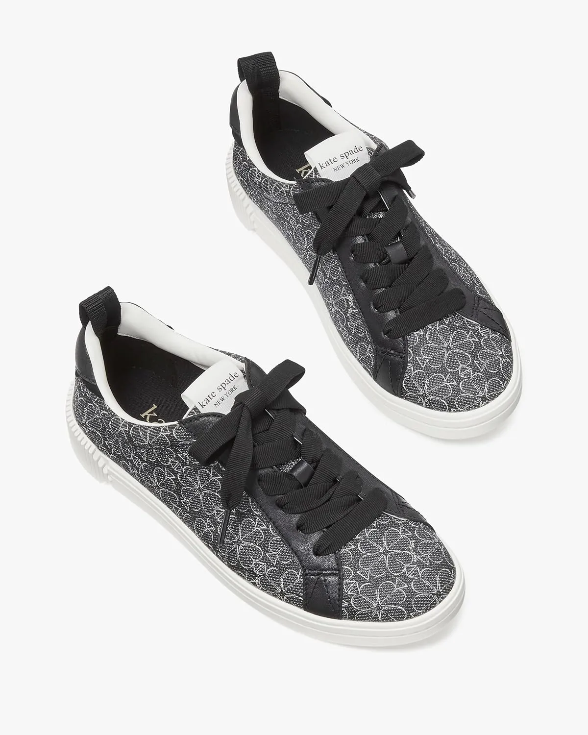 kate spade new york Women's Spade Flower Lace Up Sneaker