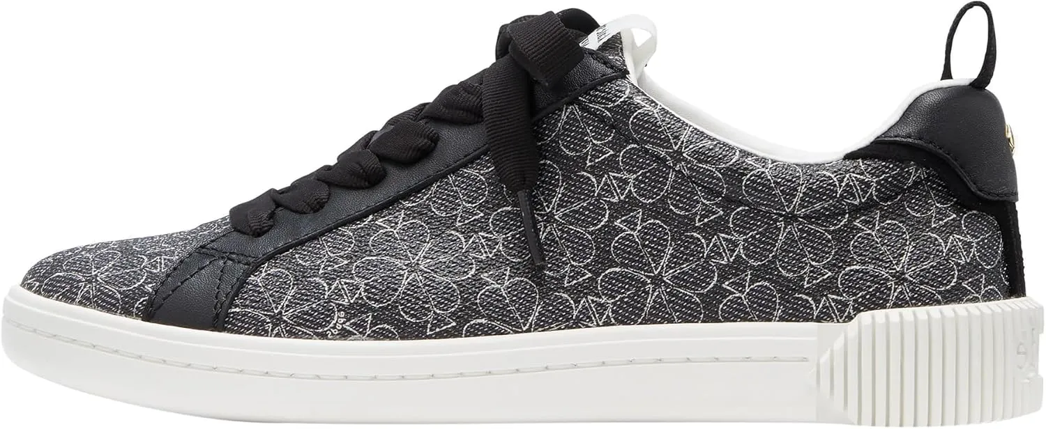 kate spade new york Women's Spade Flower Lace Up Sneaker