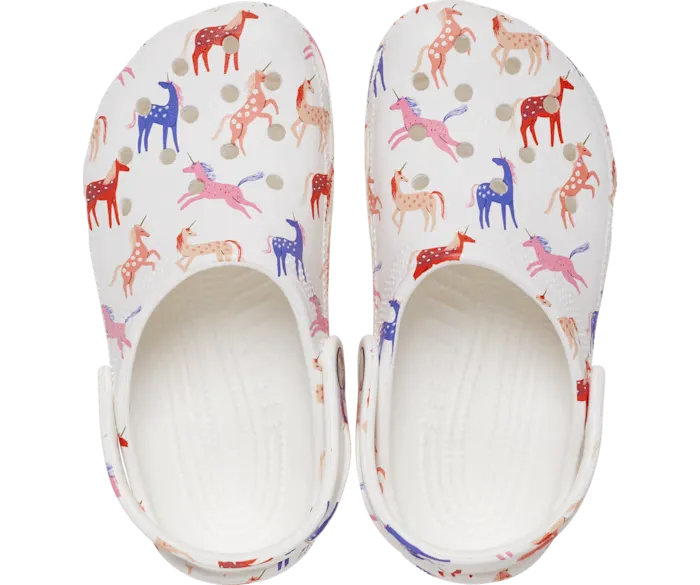 KIDS CLASSIC CHARACTER PRINT CLOG - Unicorn Magic