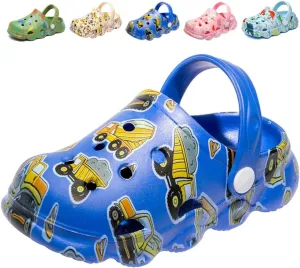 Kids Clogs Boys Girls Toddler Dinosaur Slip on Slide Garden Shoes Cartoon Beach Pool Kids Clog Sandals Slippers Water Clogs