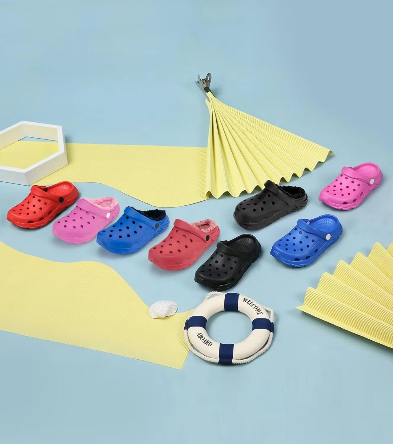 Kids Fur Lined Clog Slip On Winter Slipper for Boys Girls