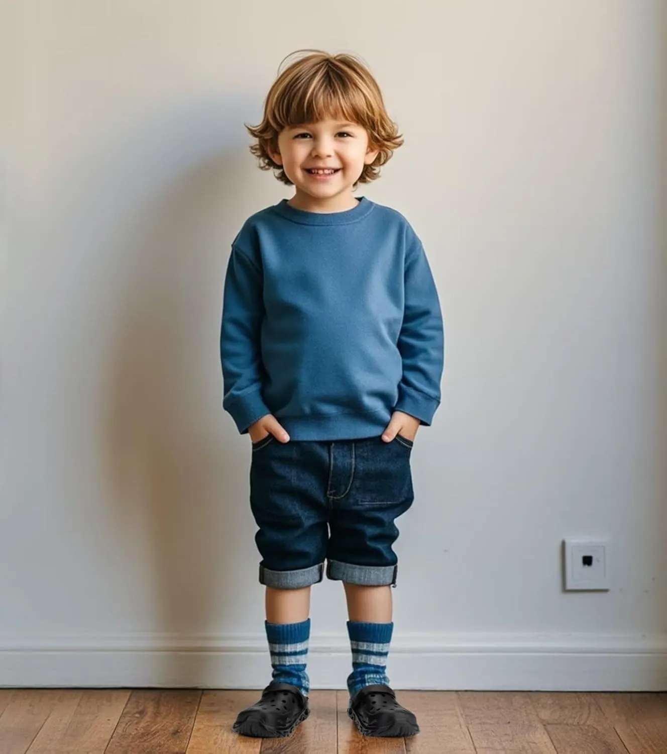 Kids Fur Lined Clog Slip On Winter Slipper for Boys Girls