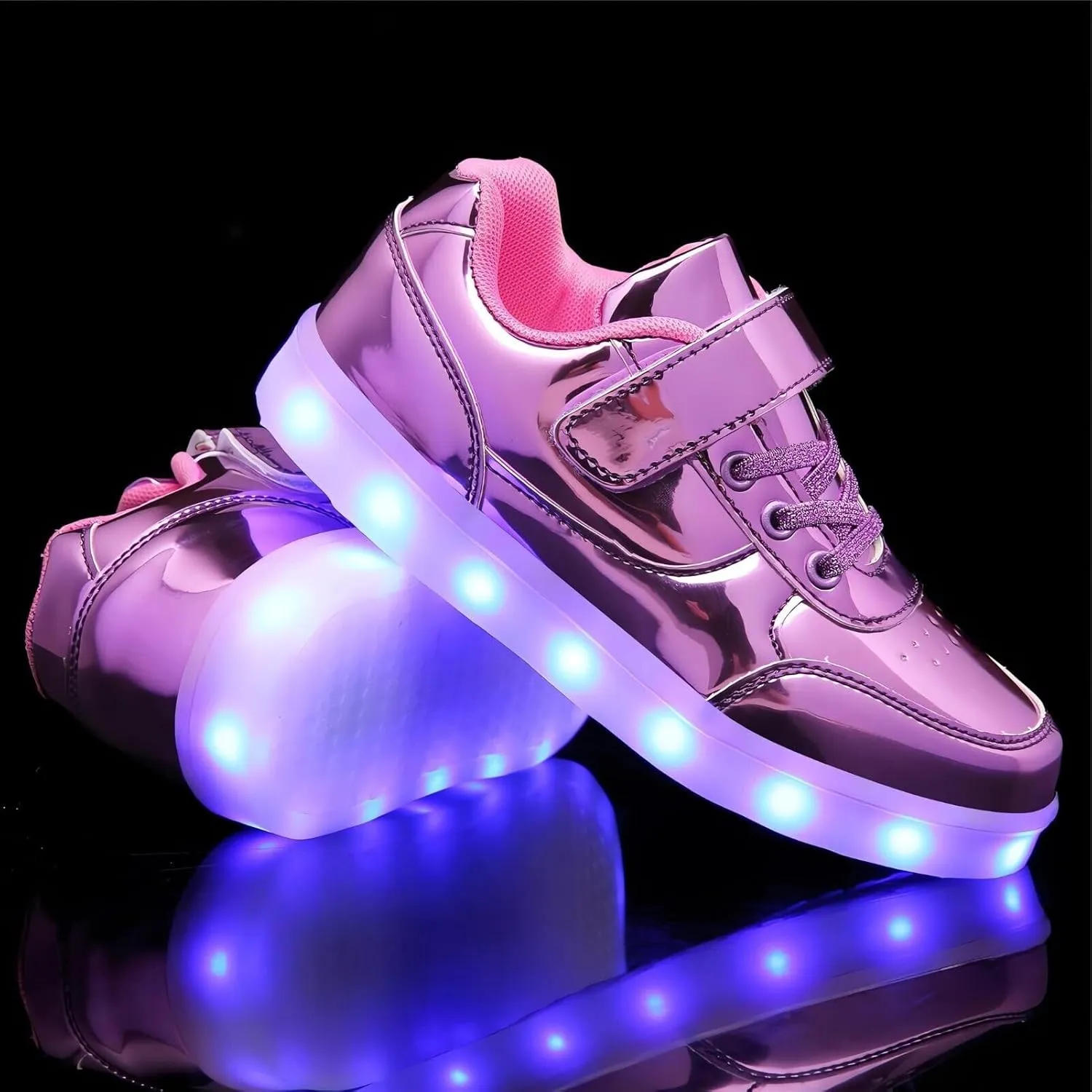 Kids LED Light up Shoes Sneakers Flashing Trainers USB Rechargeable Glowing Luminous for Boys Girls Toddler Child