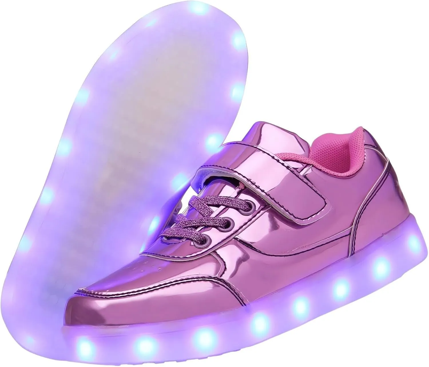 Kids LED Light up Shoes Sneakers Flashing Trainers USB Rechargeable Glowing Luminous for Boys Girls Toddler Child